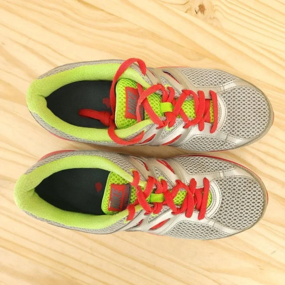 Nike Dual Fusion Lite Women's Running Shoes Sz 8 Gray Sneakers Athletic Running - Picture 3 of 9